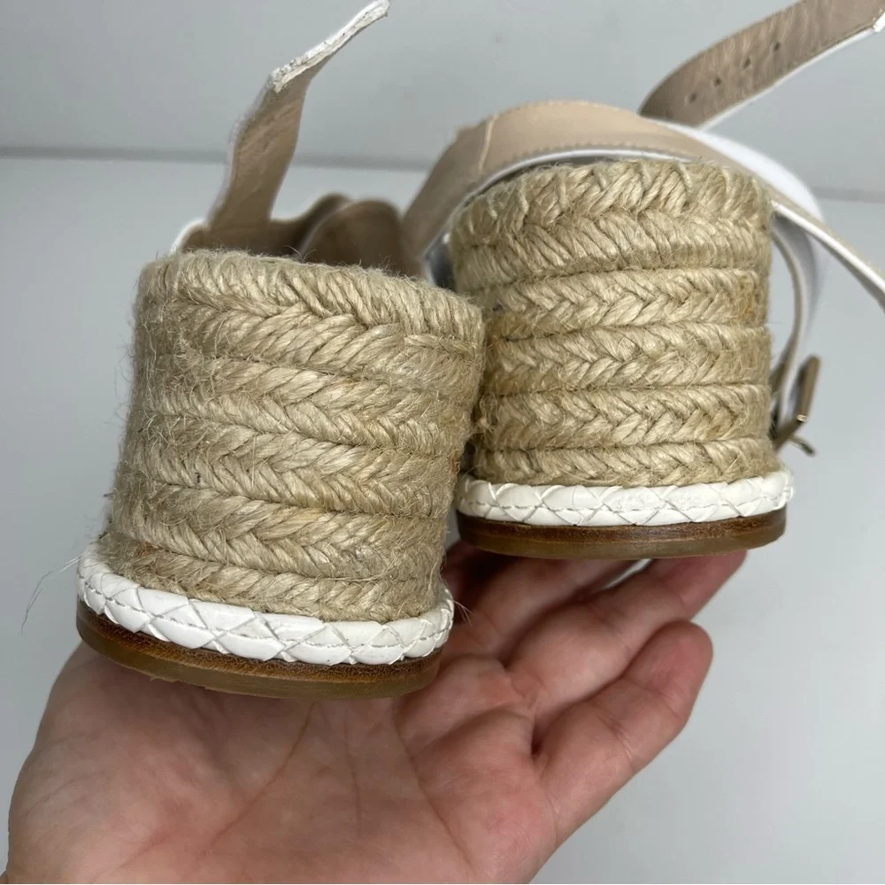 PALOMA BARCELO Loubularia Espadrille Flatforms White Size 40 Revolve